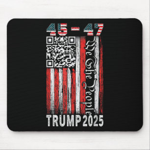 Trump Dance Troll Qr Funny President Trump Dance C Mouse Pad