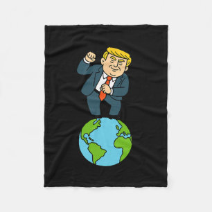 Trump Dancing Funny Saying Fleece Blanket