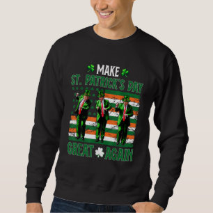 Trump Dancing Make St. Patrick's Day Great Again Sweatshirt
