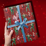 Trump Dancing | Trump Santa Dance Christmas Red Wrapping Paper<br><div class="desc">Funny Donald Trump Santa Hat Dance Red Gift Wrap</div>