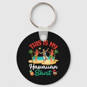 Trump Dancing With Girls This Is My Hawaiian Summe Key Ring