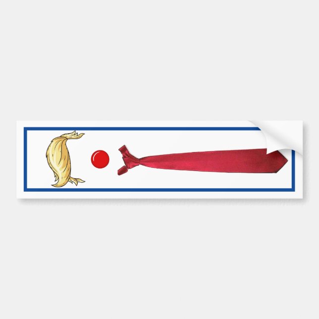 Trump Deconstructed Bumper Sticker (Front)