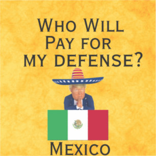 Trump Defence Custom-Cut Vinyl Sticker