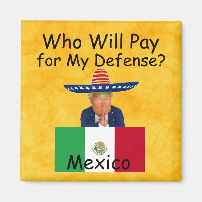 Trump Defence Magnet (Front)