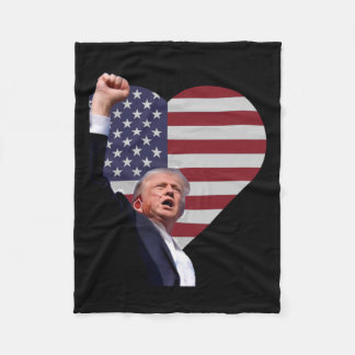 Trump Defiant Fleece Blanket