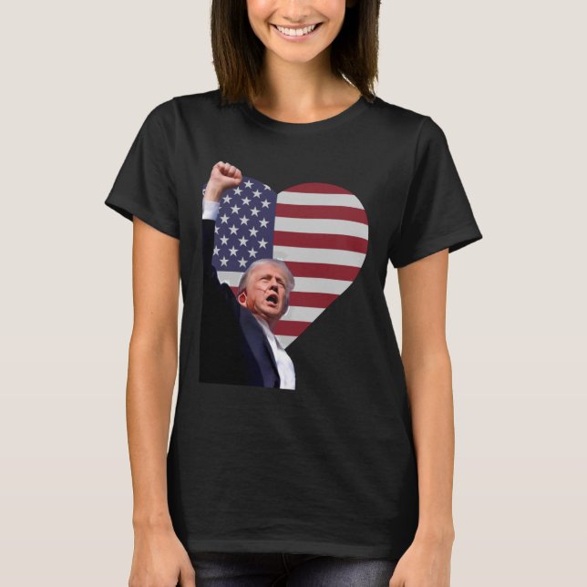 Trump Defiant  T-Shirt (Front)