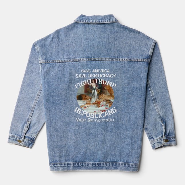 Trump Denim Jacket (Back)