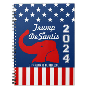 TRUMP DESANTIS 2024 BIBLICAL NOTEBOOK