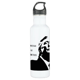 Trump/Destructive Not Constructive Water Bottle