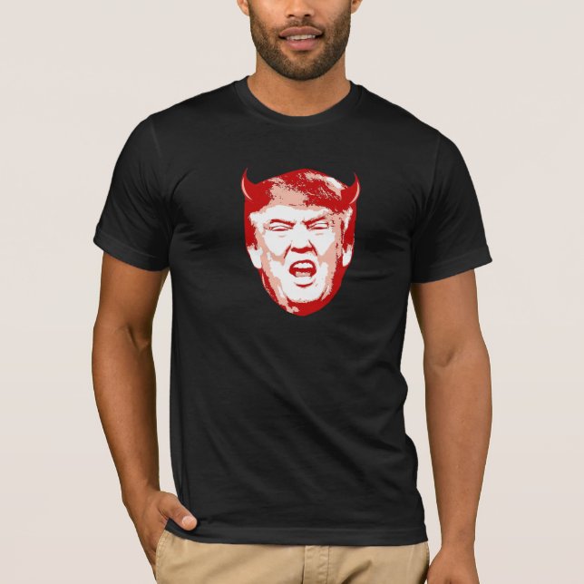 Trump Devil Head - Anti-Trump - T-Shirt (Front)