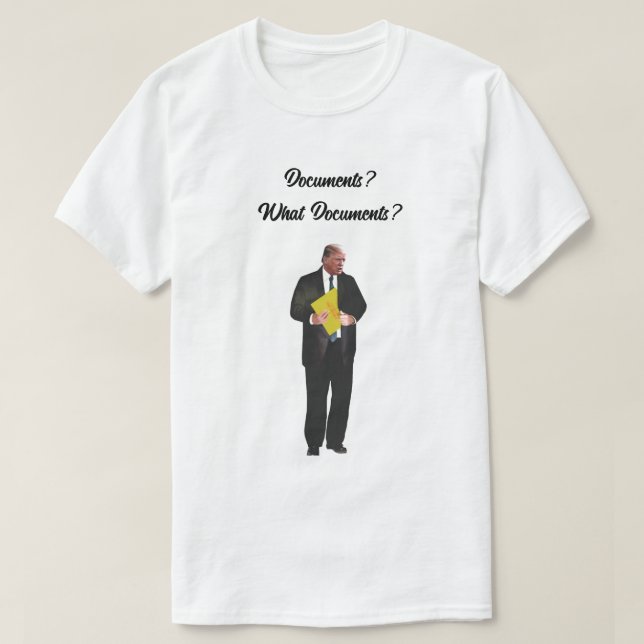 Trump Documents T-Shirt (Design Front)