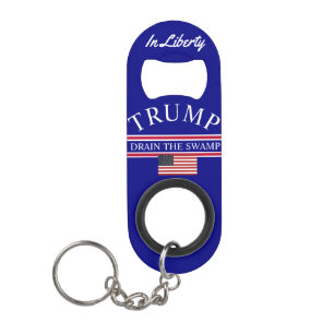 Trump Drain the Swamp Keychain