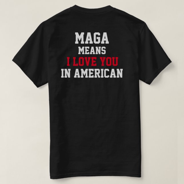 Trump "Drain the Swamp" T-Shirt  MAGA (Design Back)