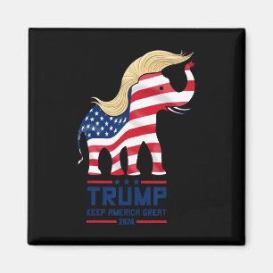 Trump Elephant Republican Keep America Great Elect Magnet