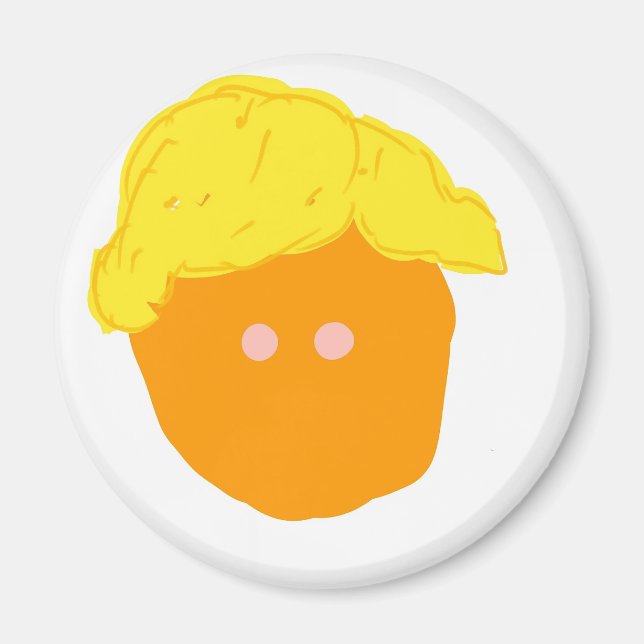 trump emoticon magnet (Front)