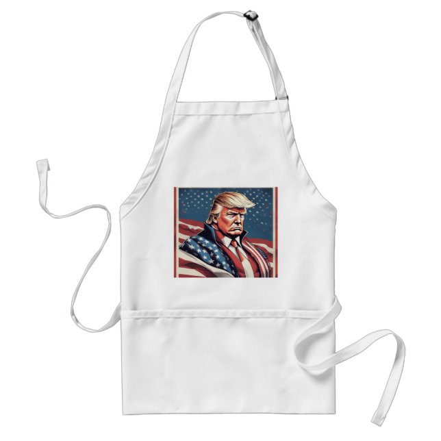 Trump Epic American Flag Apron (Front)