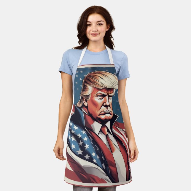 Trump Epic American flag Apron  (Worn)