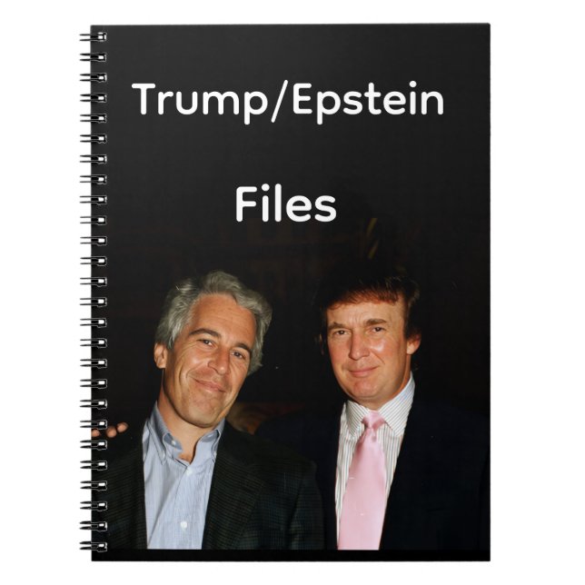 Trump/Epstein Files Notebook (Front)