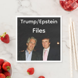 Trump/Epstein Files Paper Napkin