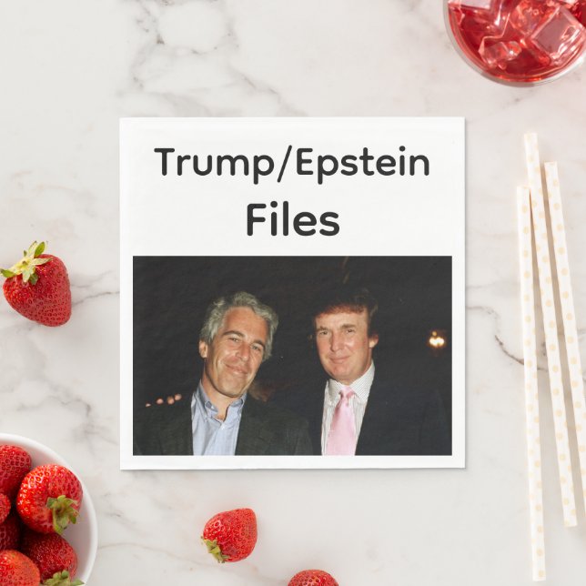 Trump/Epstein Files Paper Napkin (Insitu)