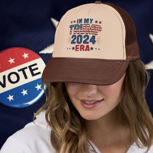 Trump Era  for Election 2024 T Shirt Trucker Hat