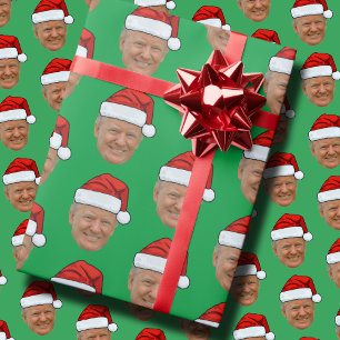 Trump Face Gift Wrap Custom Face Photo