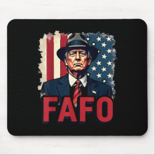 Trump Fafo F Around Find Out Us Flag Vintage _1 Mouse Pad