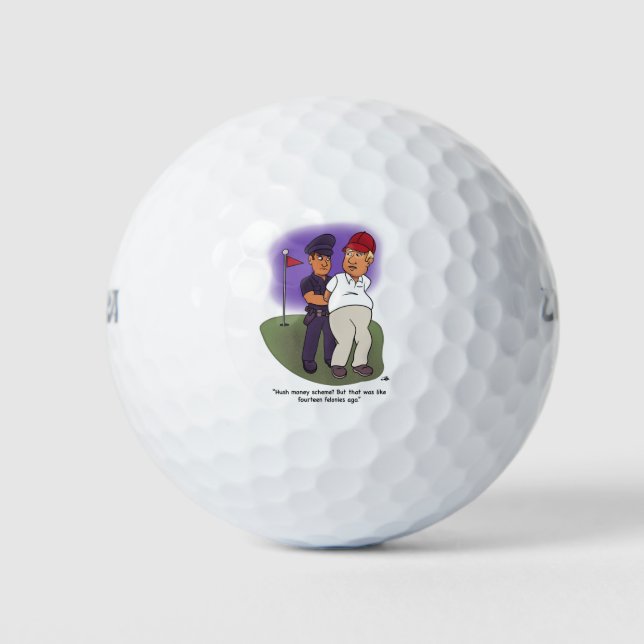 Trump Felonies Golf Balls (Front)