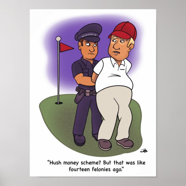 Trump Felonies Poster (Front)