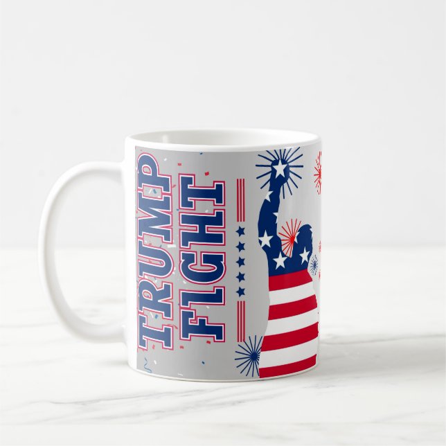 Trump Fight Coffee Mug (Left)