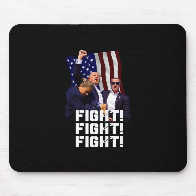 Trump Fight Fight Fight 1  Mouse Pad (Front)