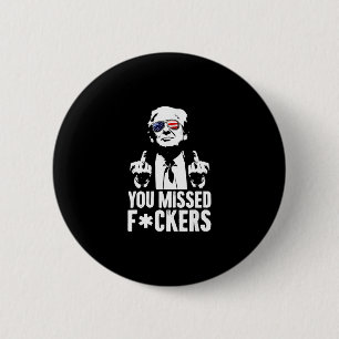 Trump Fight Fight Fight 6 Cm Round Badge