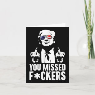Trump Fight Fight Fight Card