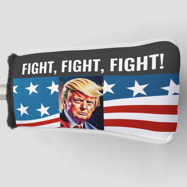 TRUMP FIGHT, FIGHT FIGHT GOLF GIFTS  GOLF HEAD COVER (Front)
