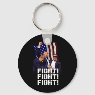 Trump Fight Fight Fight  Key Ring