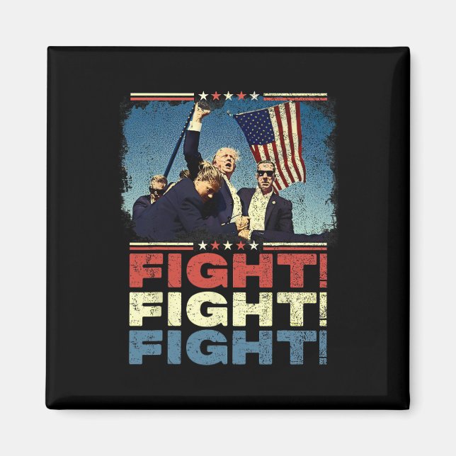 Trump Fight Fight Fight  Magnet (Front)