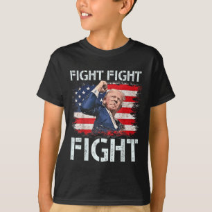 Trump Fight Fight Fight Trump Signals To Americans T-Shirt