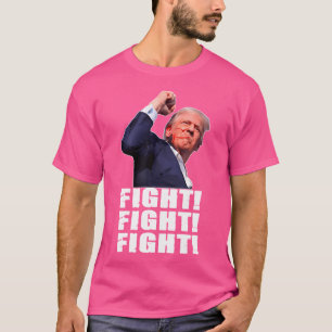 Trump Fight Fight Fight Trump Signals To Americans T-Shirt