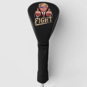 Trump Fight US Election Retro Vintage Golf Head Cover
