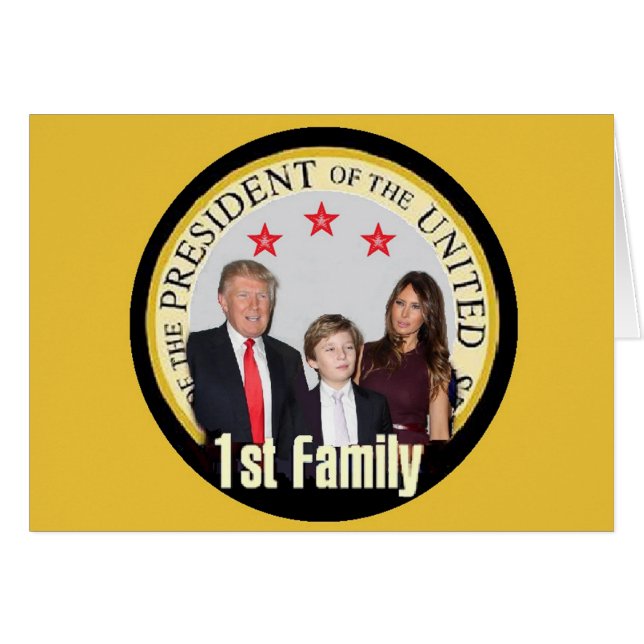 TRUMP First Family Card (Front Horizontal)