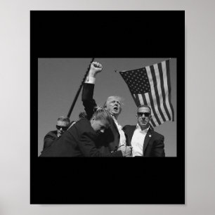 Trump Fist Pump 1  Poster