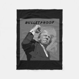 Trump fleece blanket