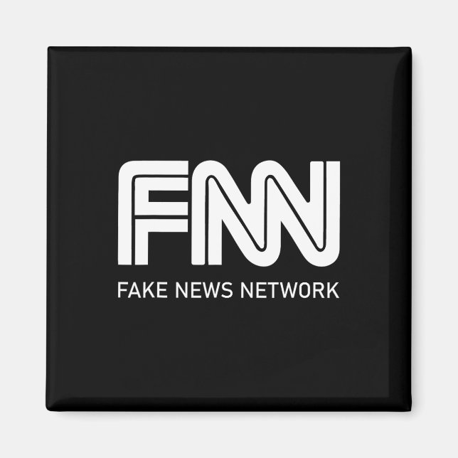 Trump Fnn Fake News Network  Magnet (Front)