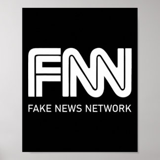 Trump Fnn Fake News Network Poster