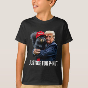 Trump For P-nut The Squirrel Justice For Peanut Tr T-Shirt