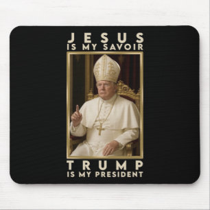 Trump For Pope T Shirt President Trump Tees 2025 1 Mouse Pad