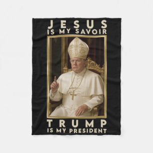 Trump For Pope T Shirt President Trump Tees 2025 Fleece Blanket