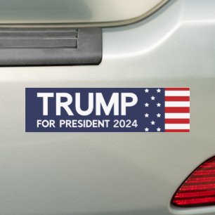 Trump For President 2024 Bumper Sticker