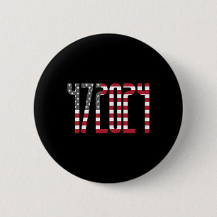 Trump For President 2024 Innocent Republican Debyt 6 Cm Round Badge