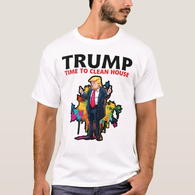 Trump for President 2024, Make America Great Again T-Shirt (Front)